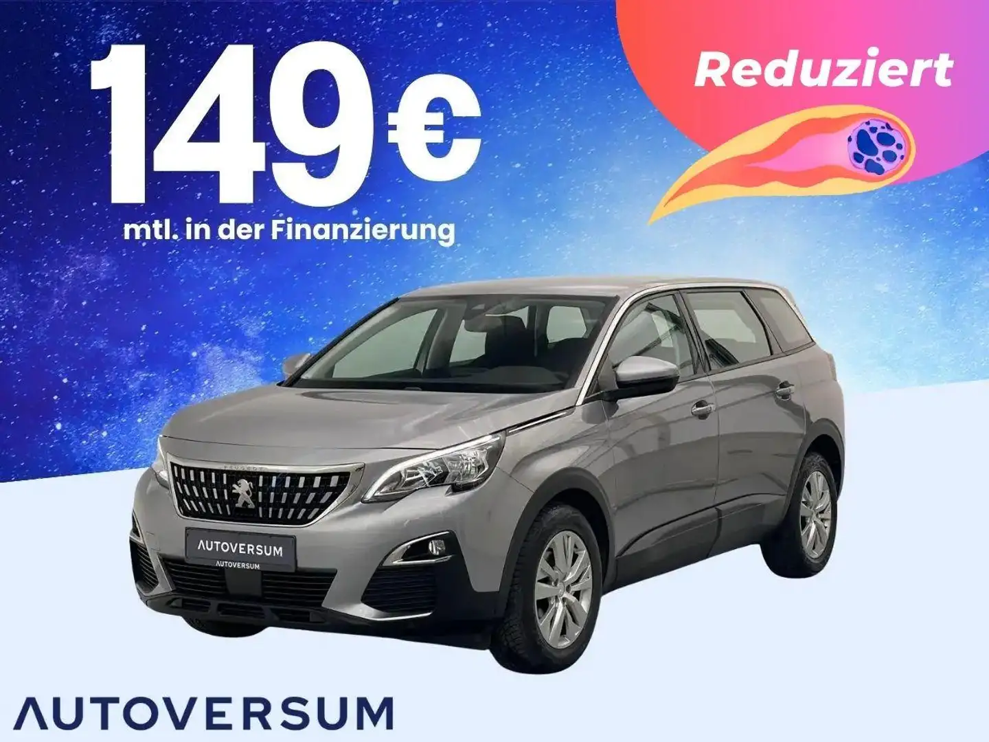 Peugeot 5008 1.2 e-THP Business *SHZ*TEMP*CARPLAY*NAVI* Grau - 1
