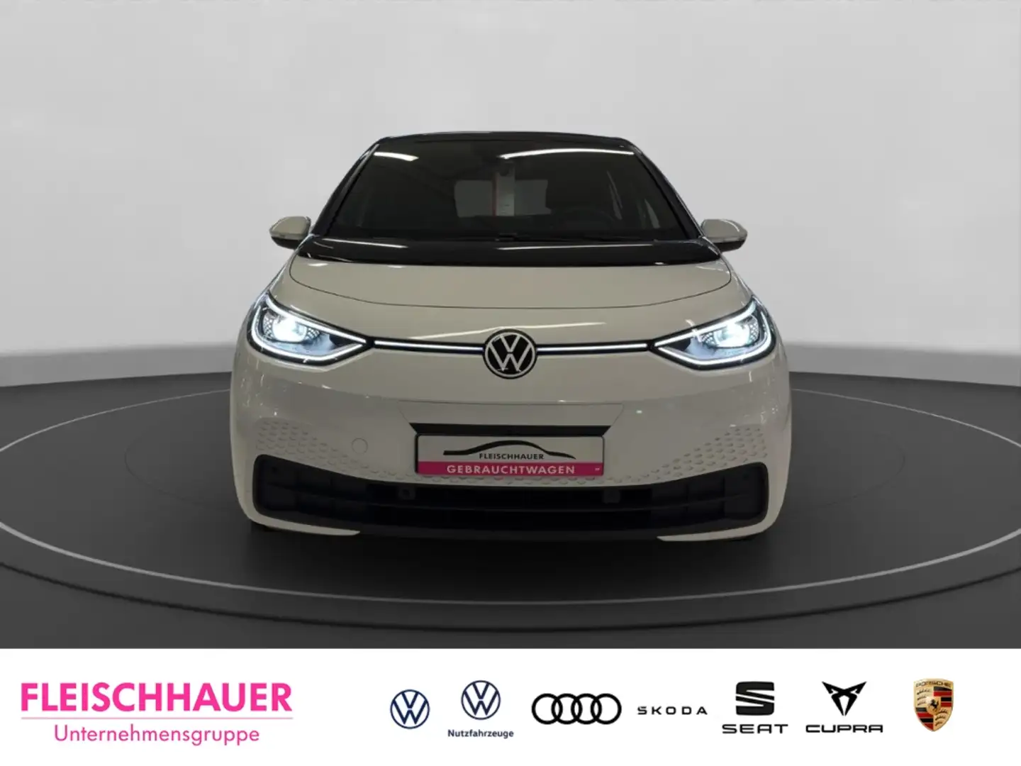 Volkswagen ID.3 Pro Matrix+Navi+360°+IQ-Drive+ACC+Wärmepumpe+App Weiß - 2