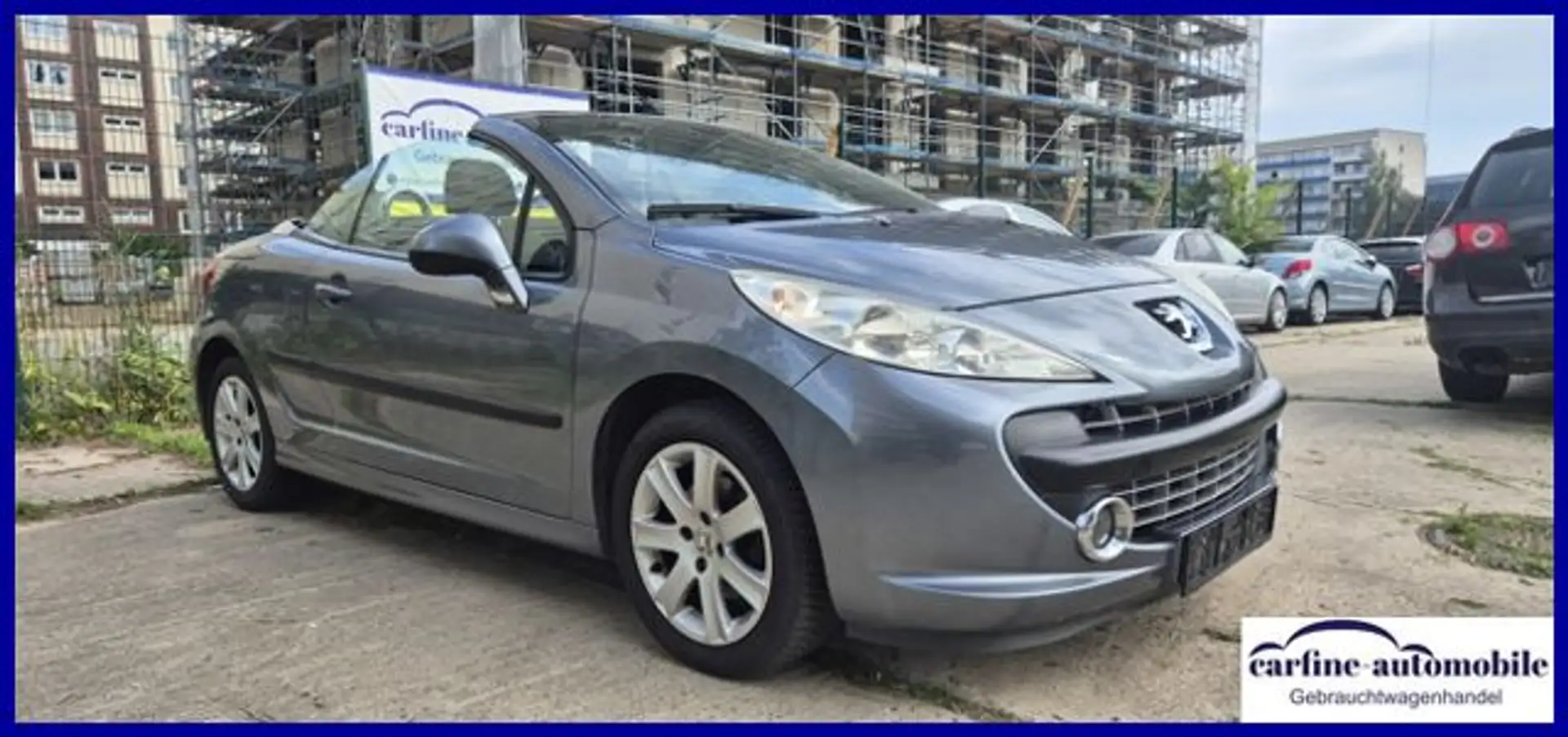 Peugeot 207 CC Sport 2. Hand Klima Alu HU:NEU Gris - 2