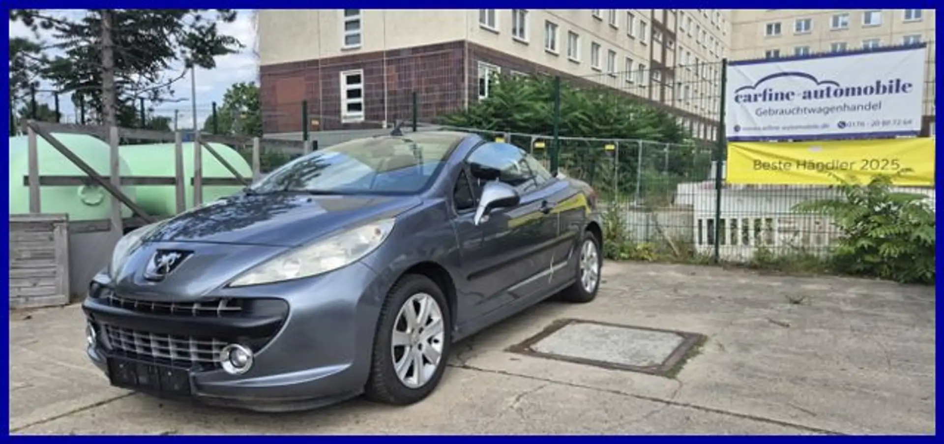 Peugeot 207 CC Sport 2. Hand Klima Alu HU:NEU Gris - 1