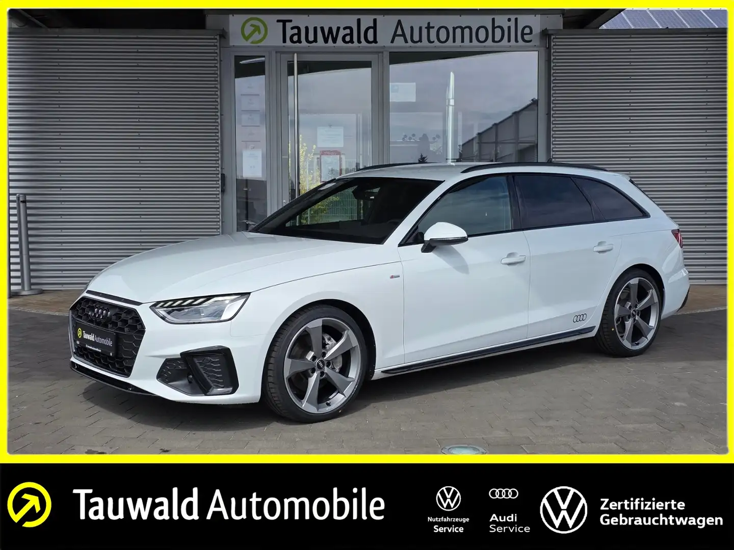Audi A4 Avant 40 TFSI S-Tronic S Line Competition MMI/VCP Weiß - 1