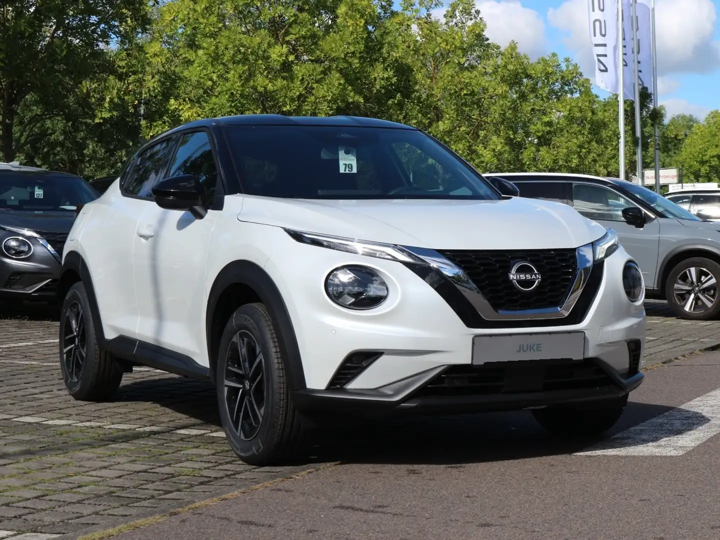 Nissan Juke 1.6 HYBRID 143 PS N-Connecta Kam WinterP Blanc - 2