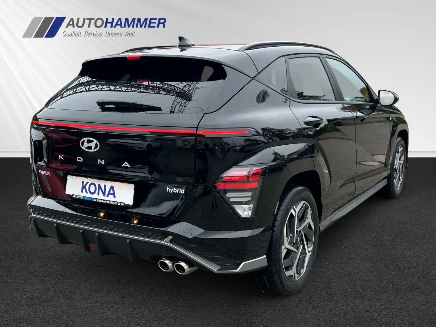 Hyundai KONA Hybrid N-LINE Alu18'' LED SHZ LHZ Navi Schwarz - 2