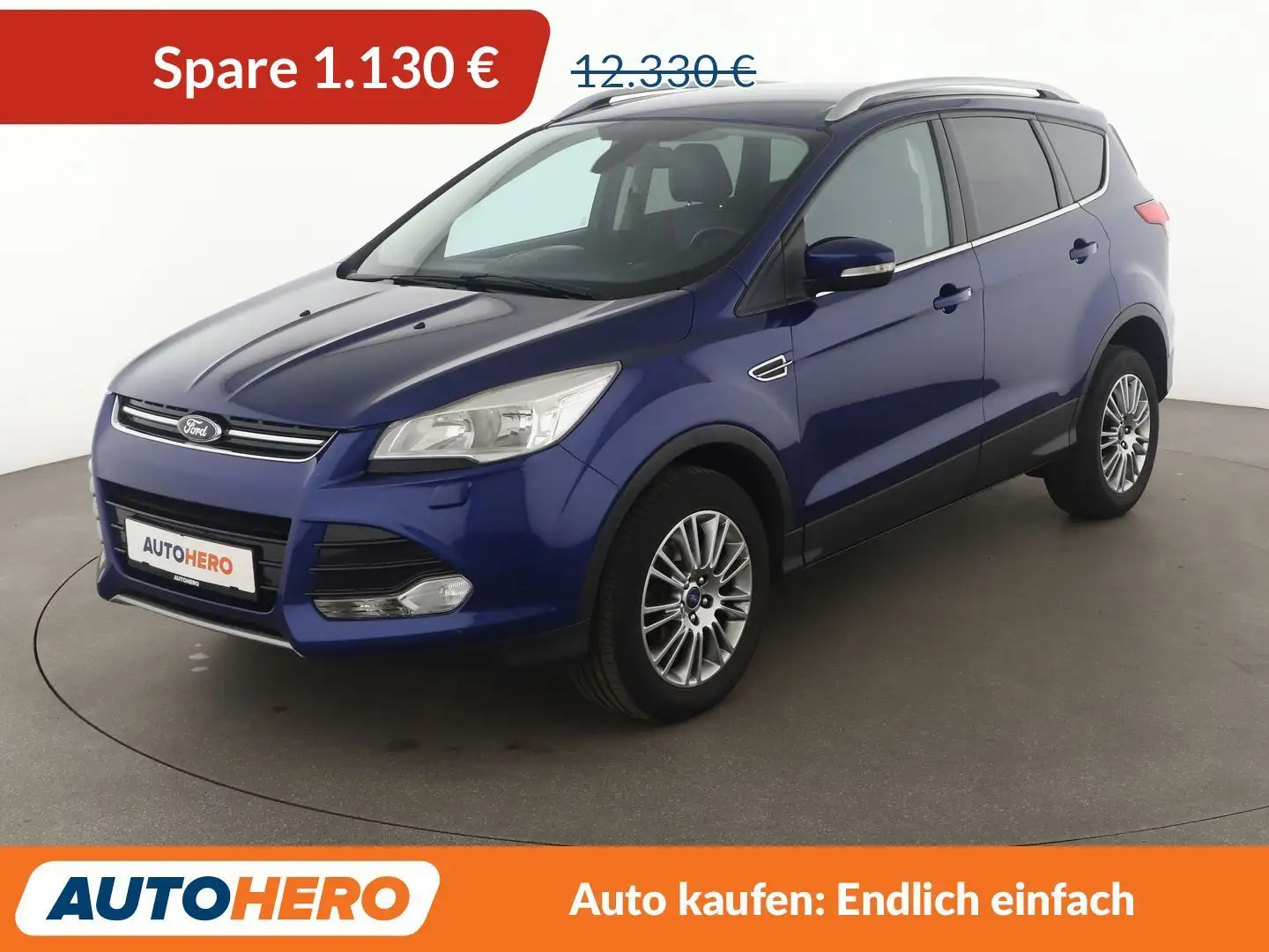 Ford Kuga 1.6 EcoBoost Titanium*TEMPO*PDC*SHZ*KLIMA* Bleu - 1