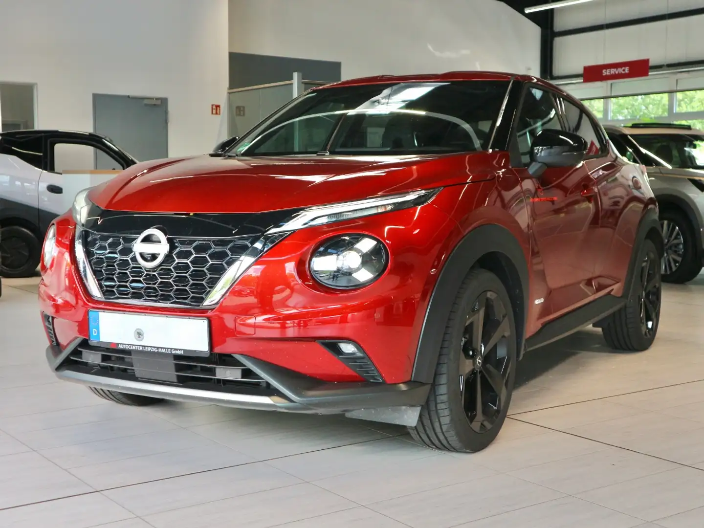 Nissan Juke TEKNA 1.6 HYBRID 4AMT ProPilot 360° LM Rot - 2