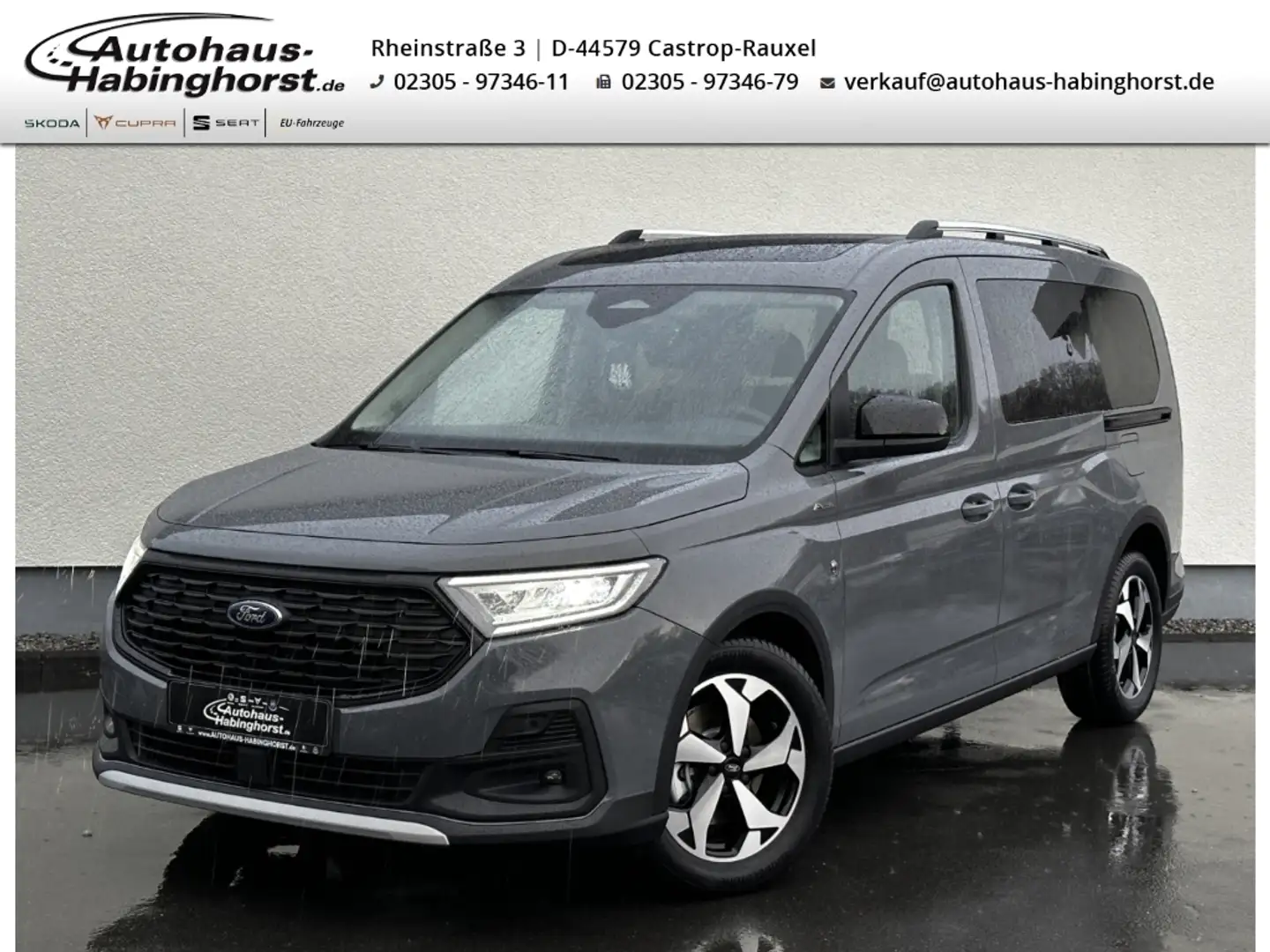 Ford Grand Tourneo 2.0 EcoBlue Active - 7 Sitzer AHK Pano ACC Gris - 1