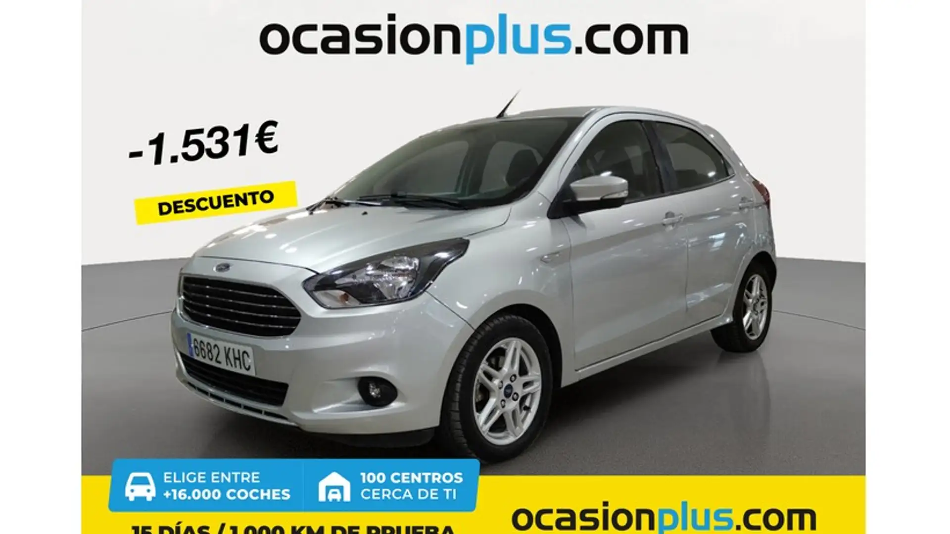 Ford Ka/Ka+ Ka+ 1.19 Ti-VCT Ultimate Argent - 1