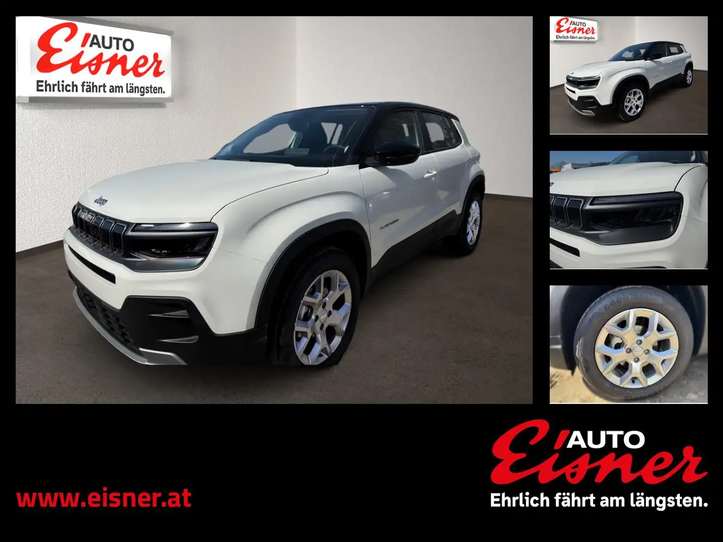 Jeep Avenger 1.2 GSE T3 ALTITUDE Weiß - 1