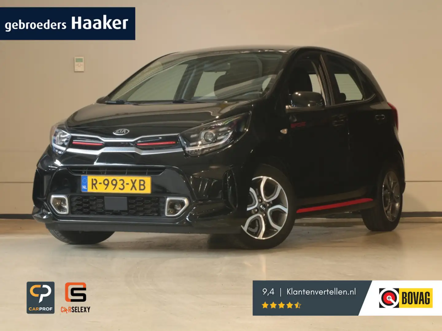 Kia Picanto GT-Line automaat * Deze auto staat niet altijd op Noir - 1