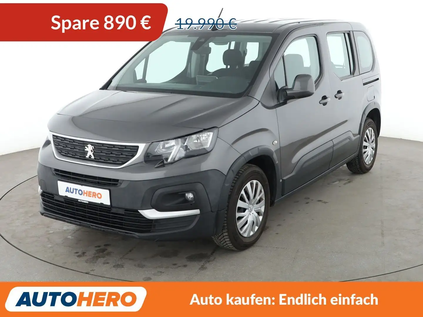 Peugeot Rifter 1.5 Blue-HDi Active L1*NAV*TEMPO*PDC*AHK Grau - 1