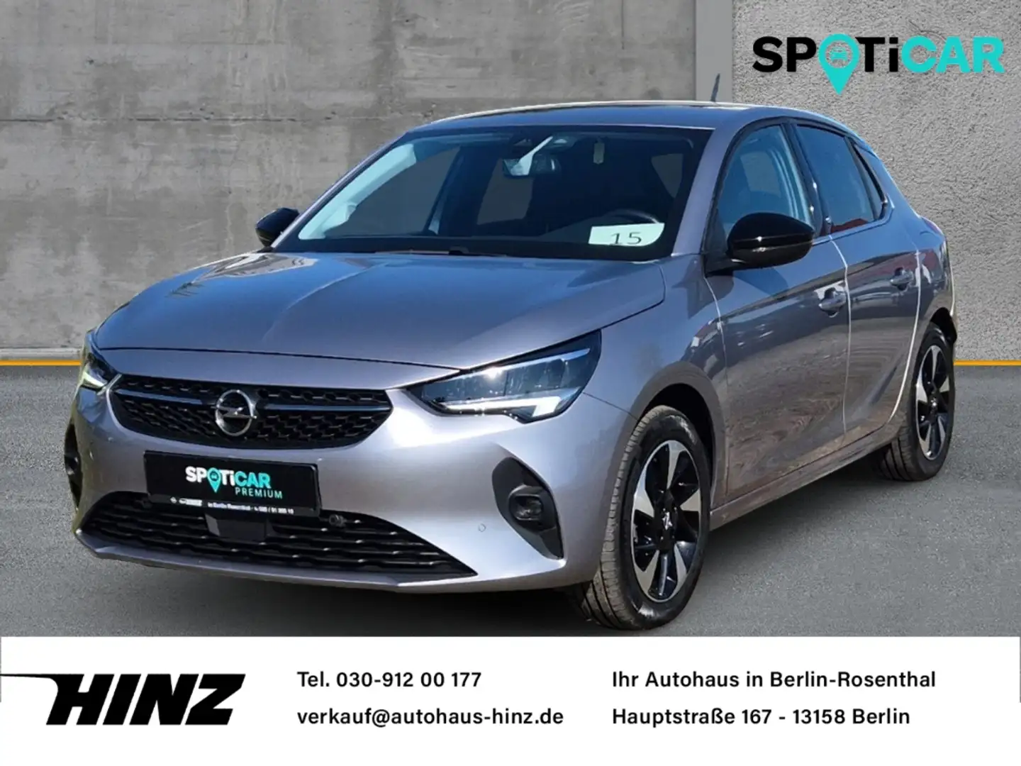 Opel Corsa-e Elegance,PDC+Kamera,SHZ,LRHZ,Multimedia Срібний - 1
