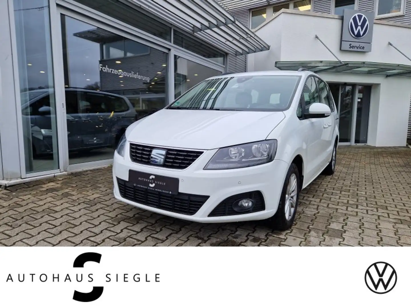 SEAT Alhambra 1.4 TSI Style DSG Navi Kamera Tempomat PDC ALU Weiß - 1