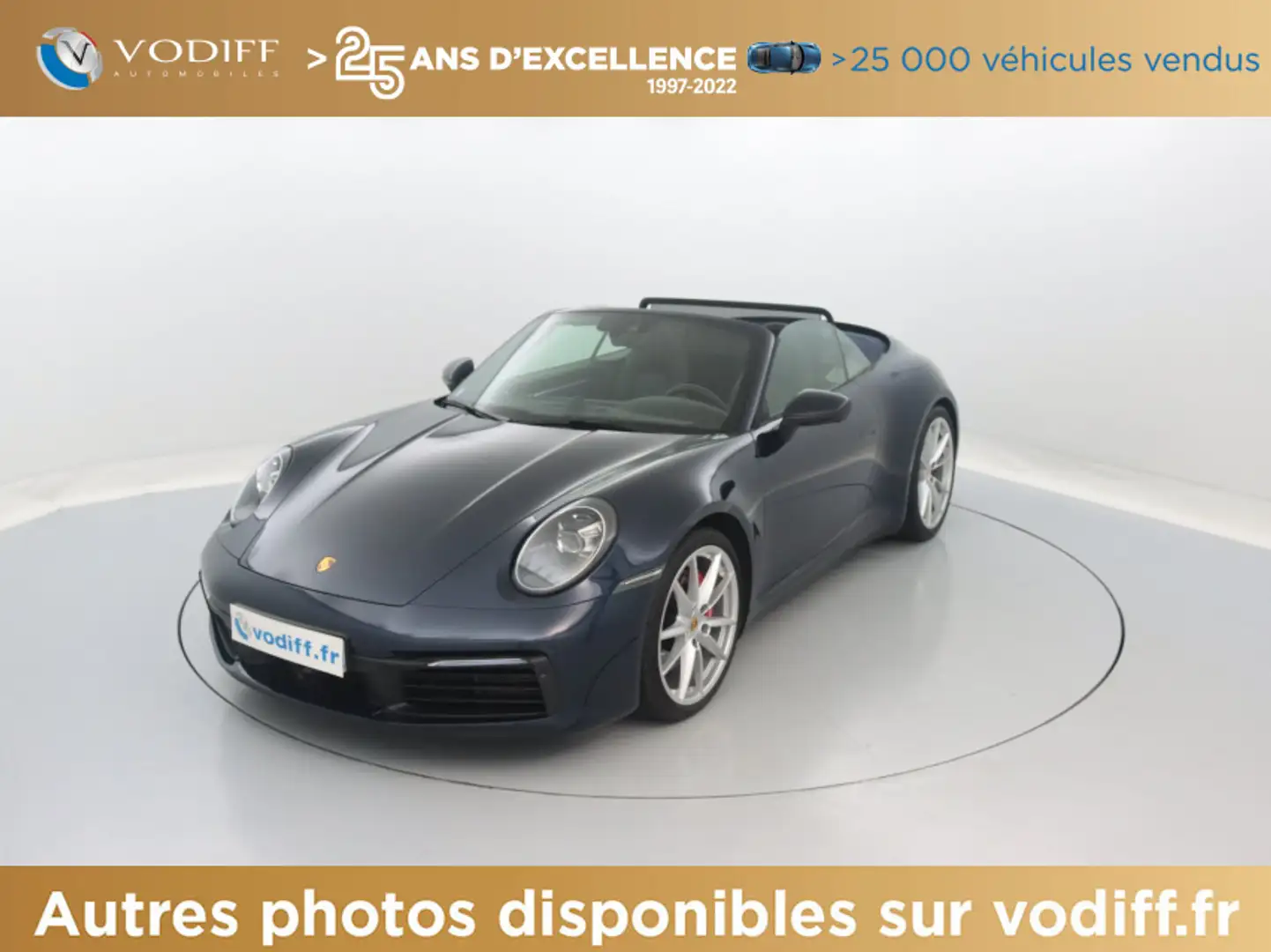 Porsche 992 CARRERA 4S CABRIOLET 450 CV PDK Blauw - 1