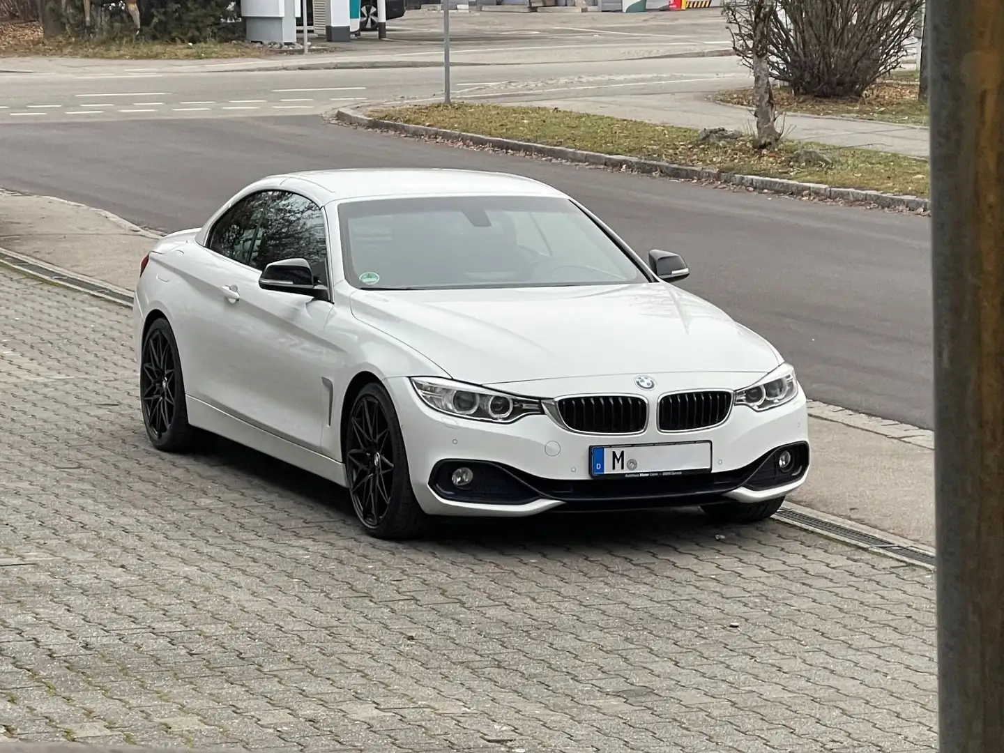 BMW 428 i Cabrio*Deutsch*2. Hand* Winterradsatz* Blanc - 2