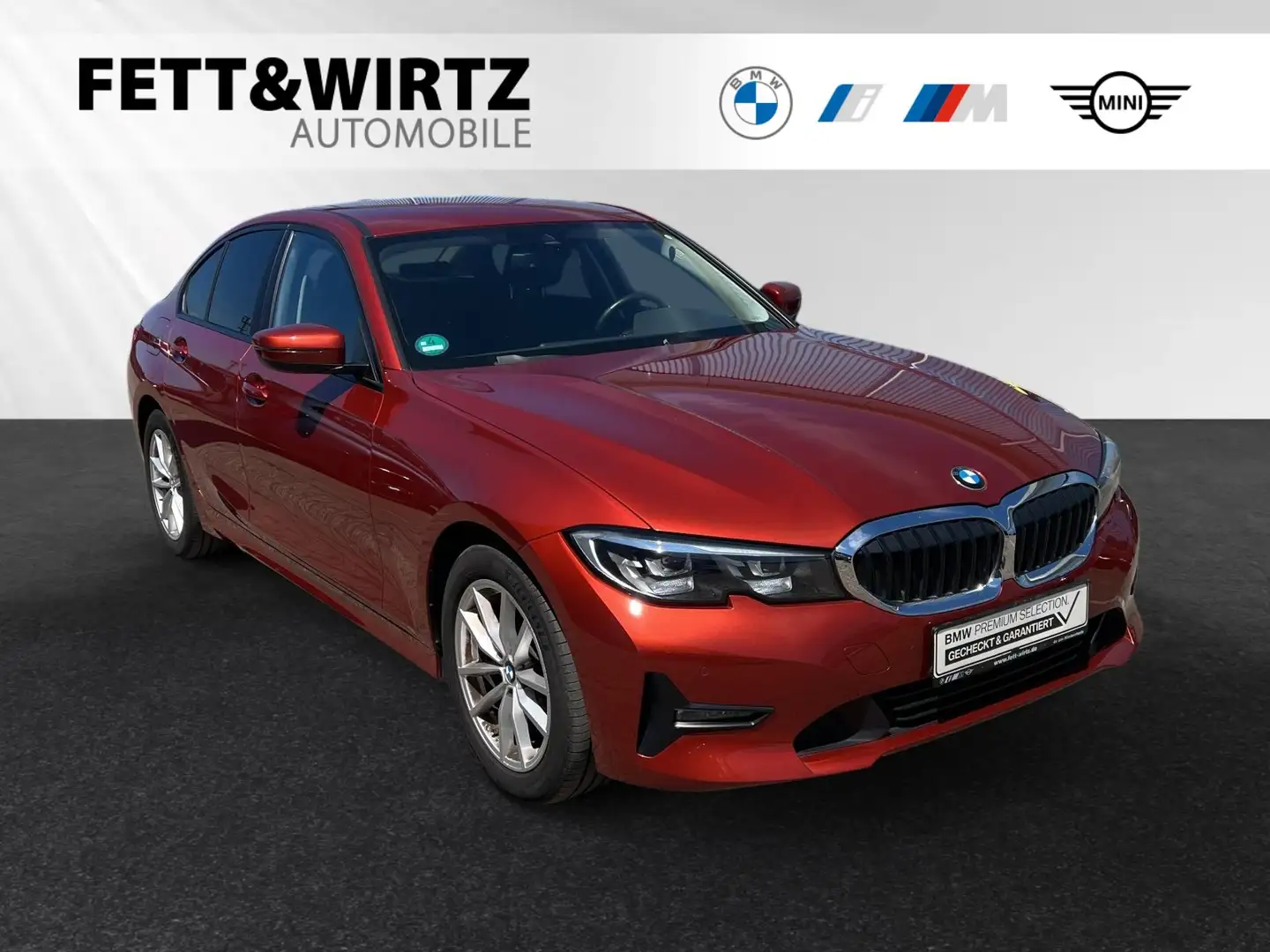 BMW 318 d Automatik|Sitzh.|PDC|HiFi|LiveCockpit+ Orange - 1