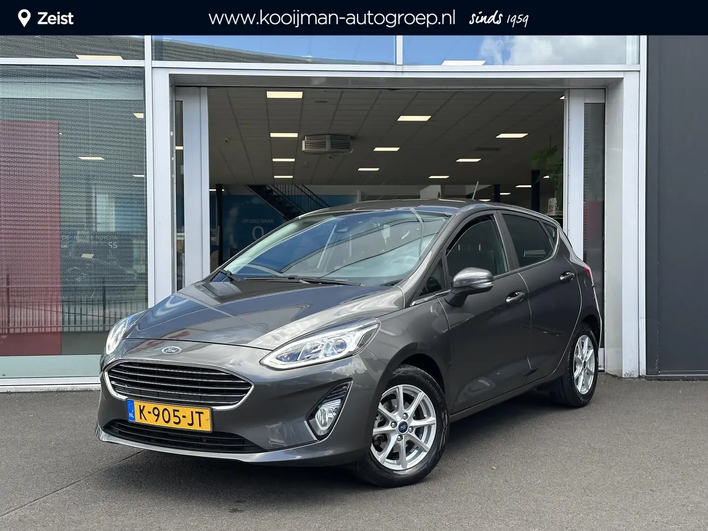 Ford Fiesta 1.0 EcoBoost Titanium Unieke KM stand ! | Airco | Grijs - 1