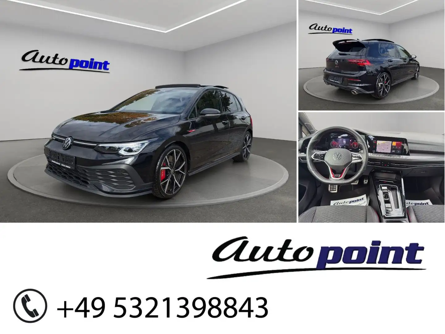 Volkswagen Golf VIII GTI Clubsport Black Style PANO DCC Schwarz - 1