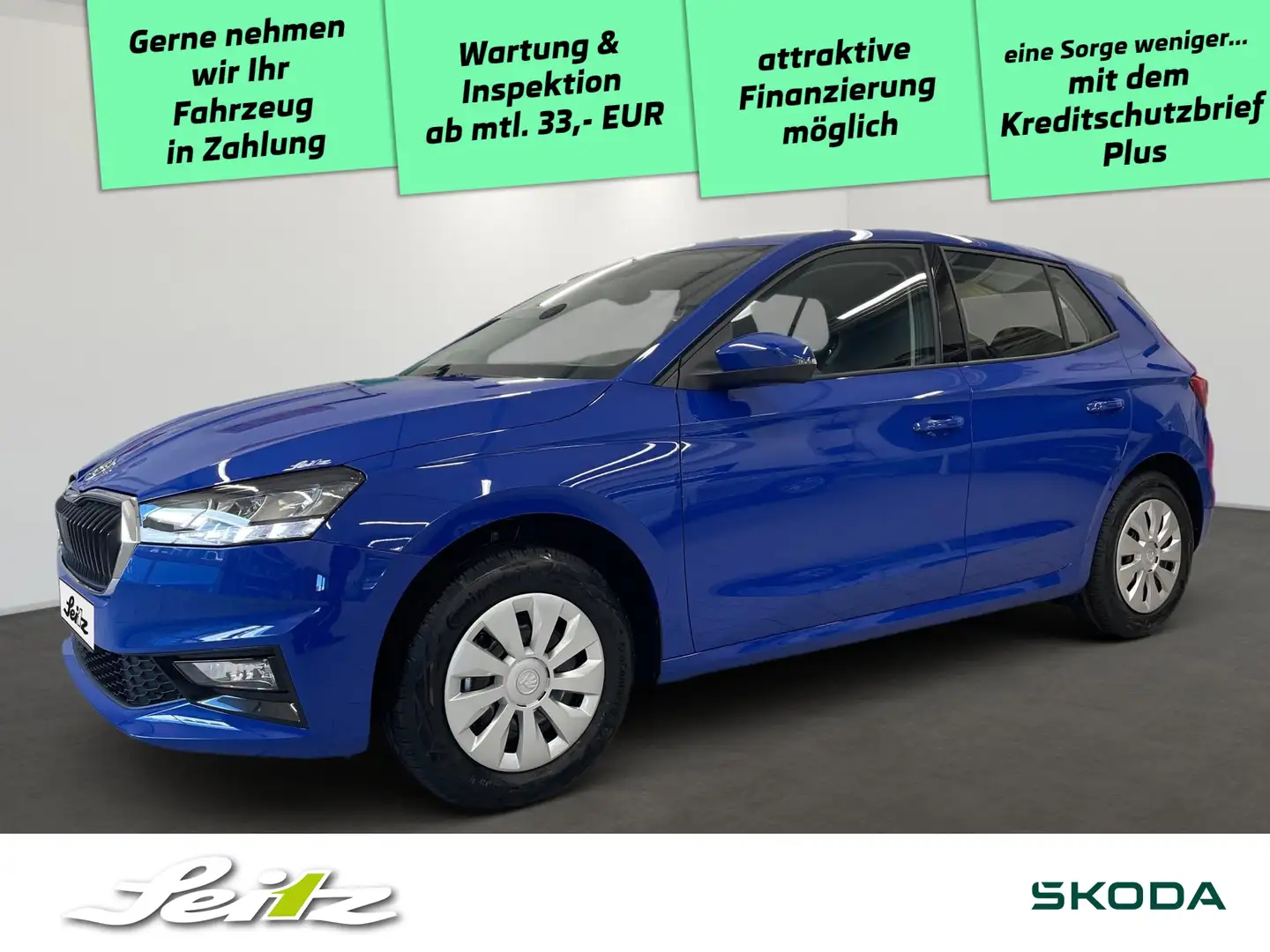 Skoda Fabia 1.0 MPI Selection *APPCON*LED*WINTERPAKET* Blau - 1