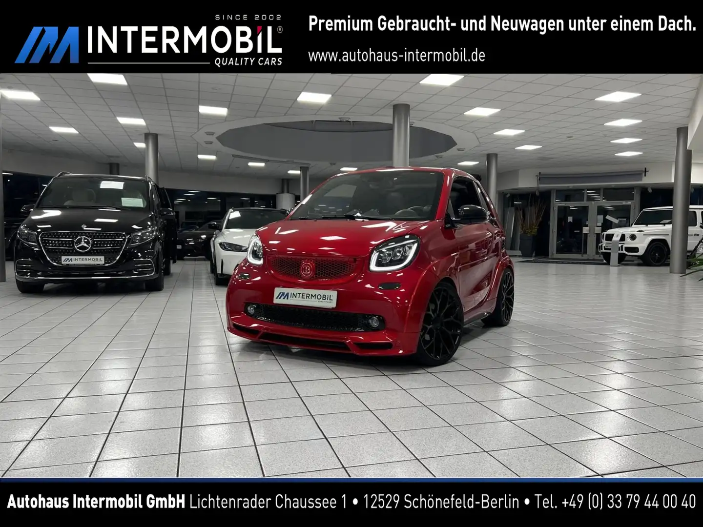 smart forTwo BRABUS 125R ULTIMATE THE DEEP RED Rouge - 1