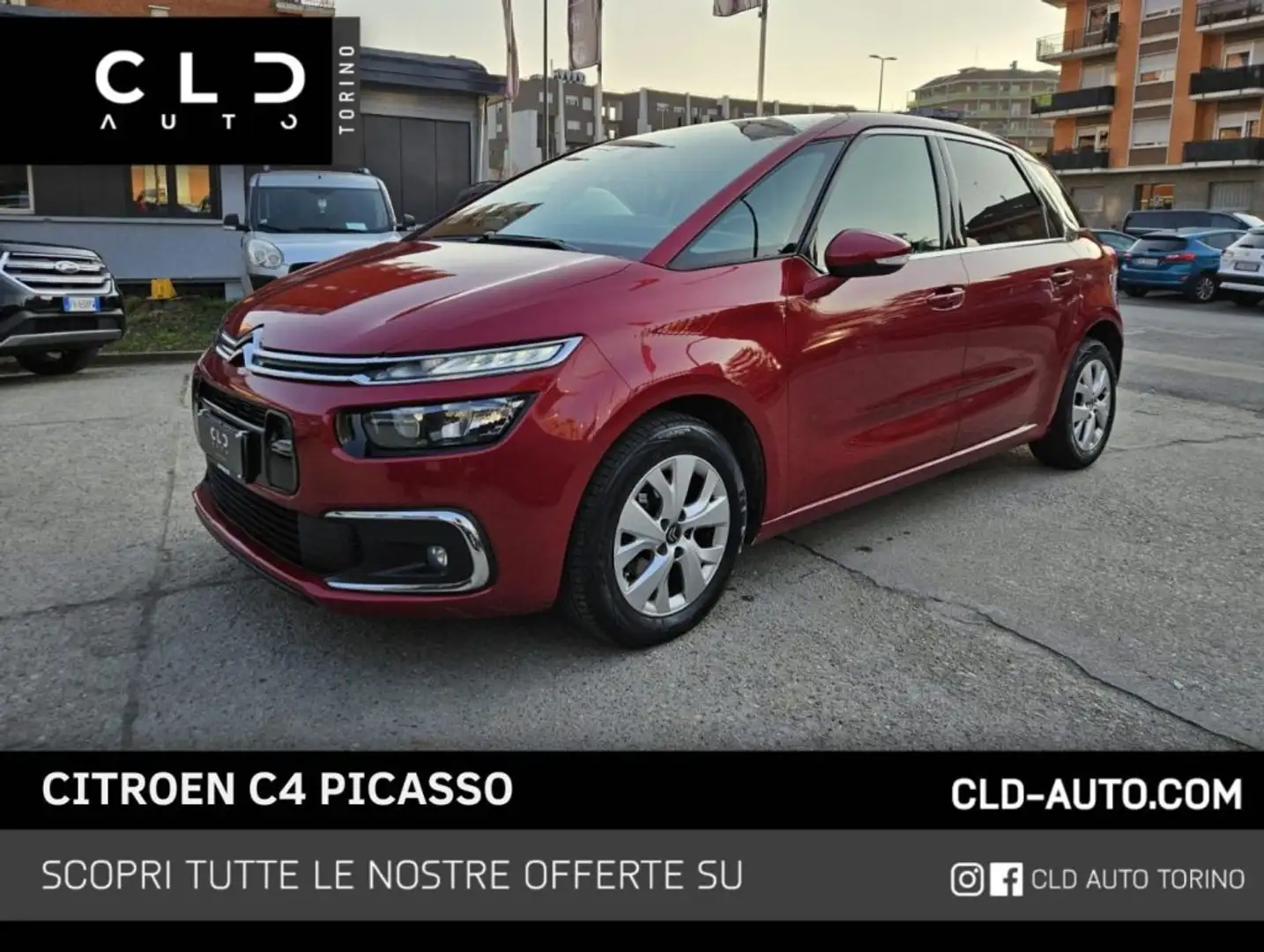 Citroen C4 Picasso BlueHDi 120 S&S EAT6 Rosso - 1
