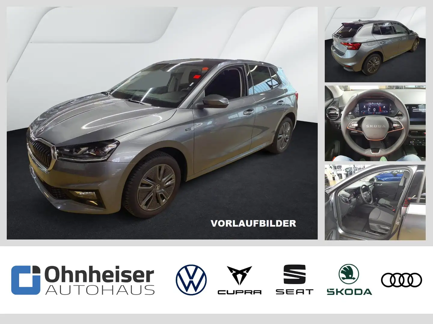 Skoda Fabia 1.0 TSI Tour NAVI*SHZ*GRA*RFK*DAB+ Grau - 1