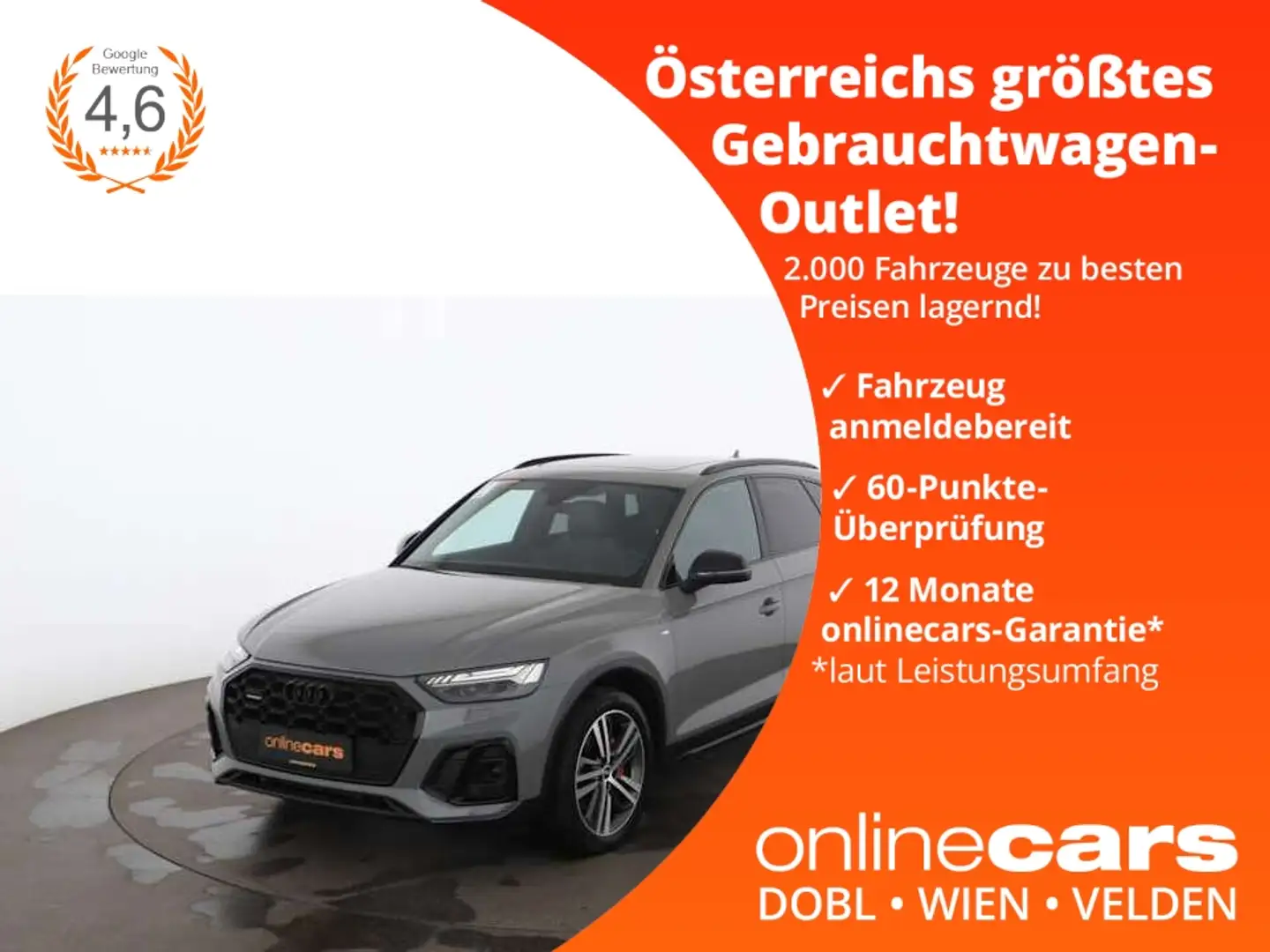Audi Q5 50 TFSI e quattro S-Line Aut MATRIX LUFT SKY Grau - 1