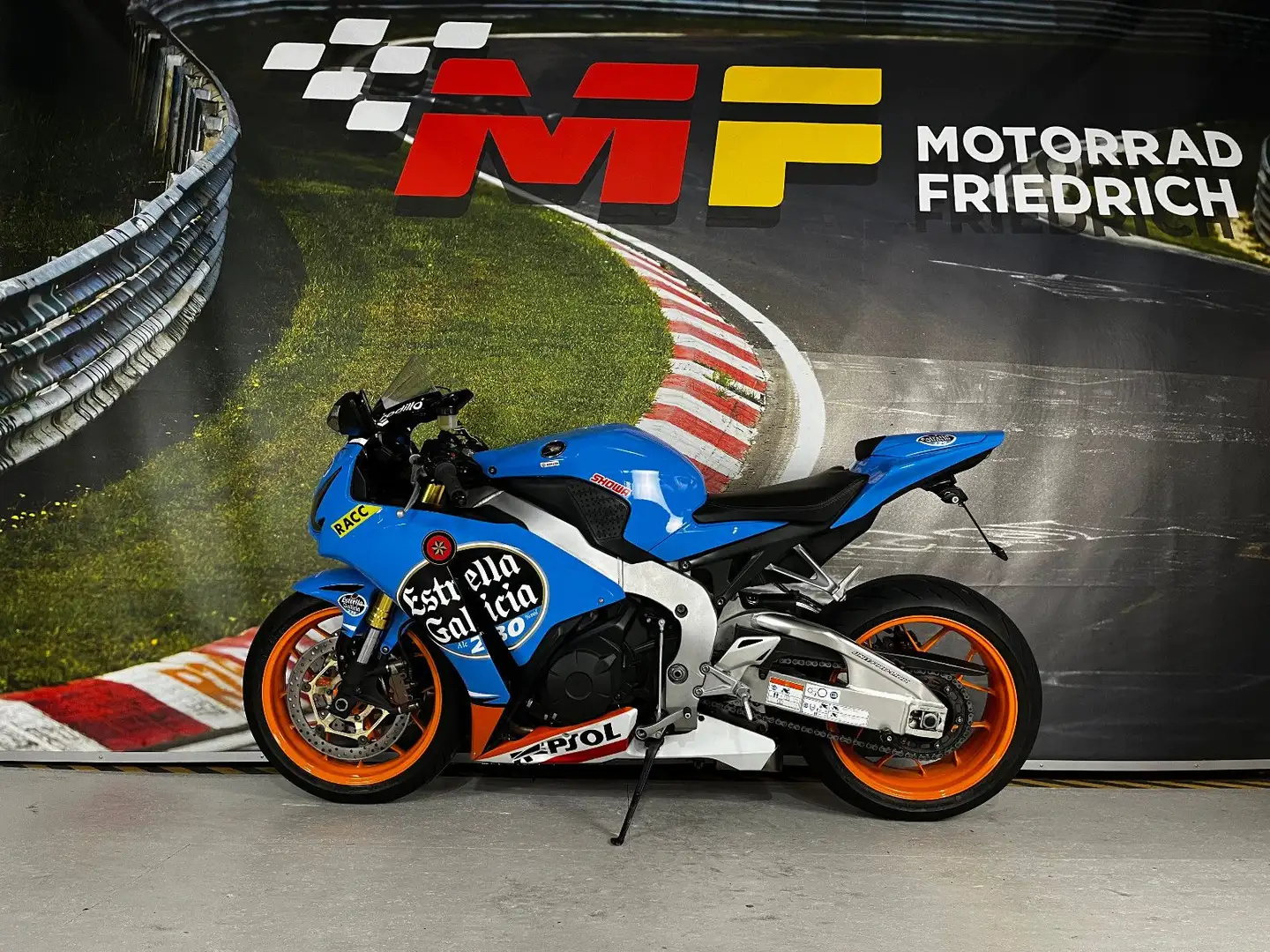 Honda CBR 1000 RR RA SC59 ESTRELLA GALICIA EYECATCHER Modrá - 2