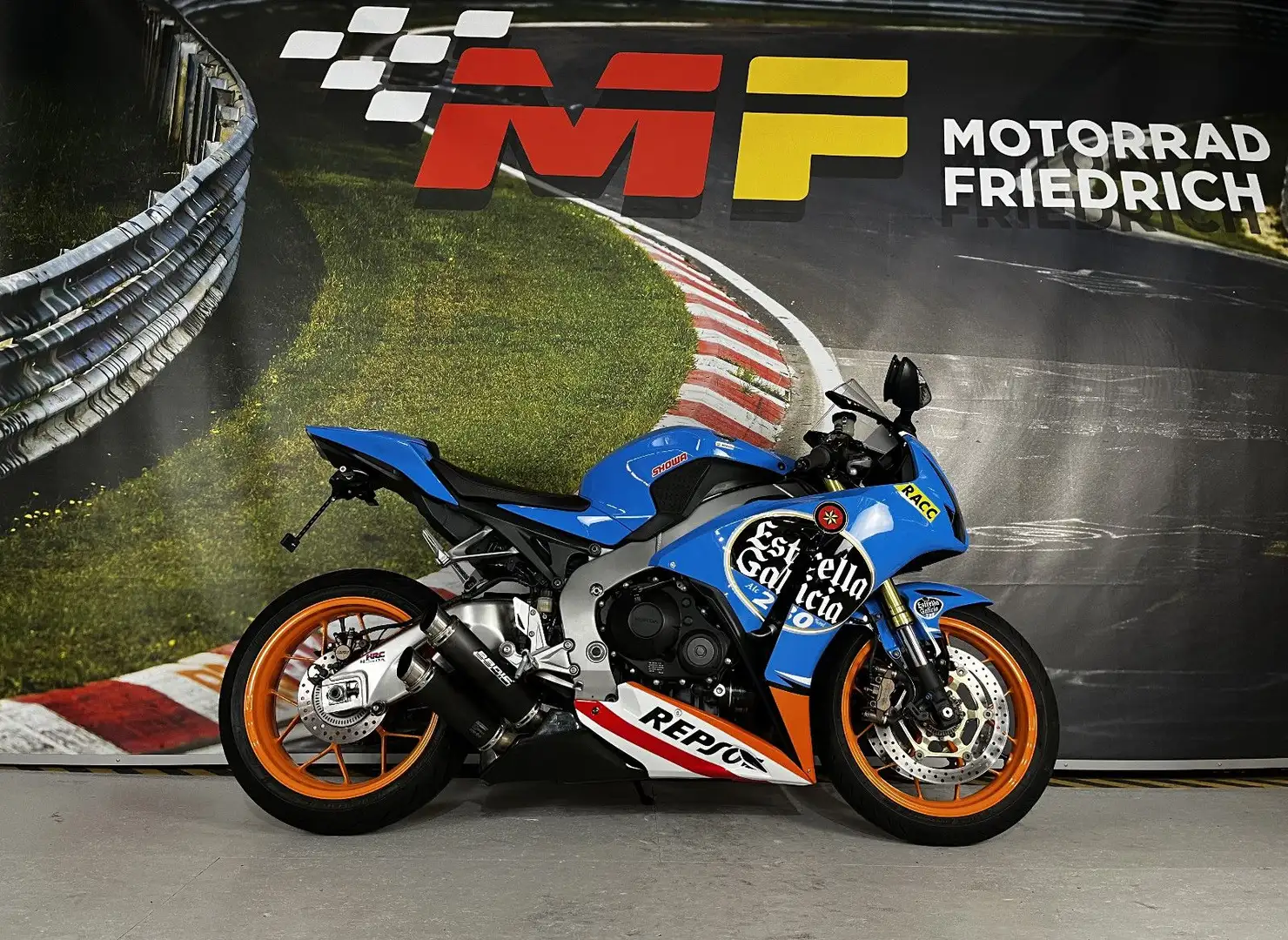 Honda CBR 1000 RR RA SC59 ESTRELLA GALICIA EYECATCHER Modrá - 1