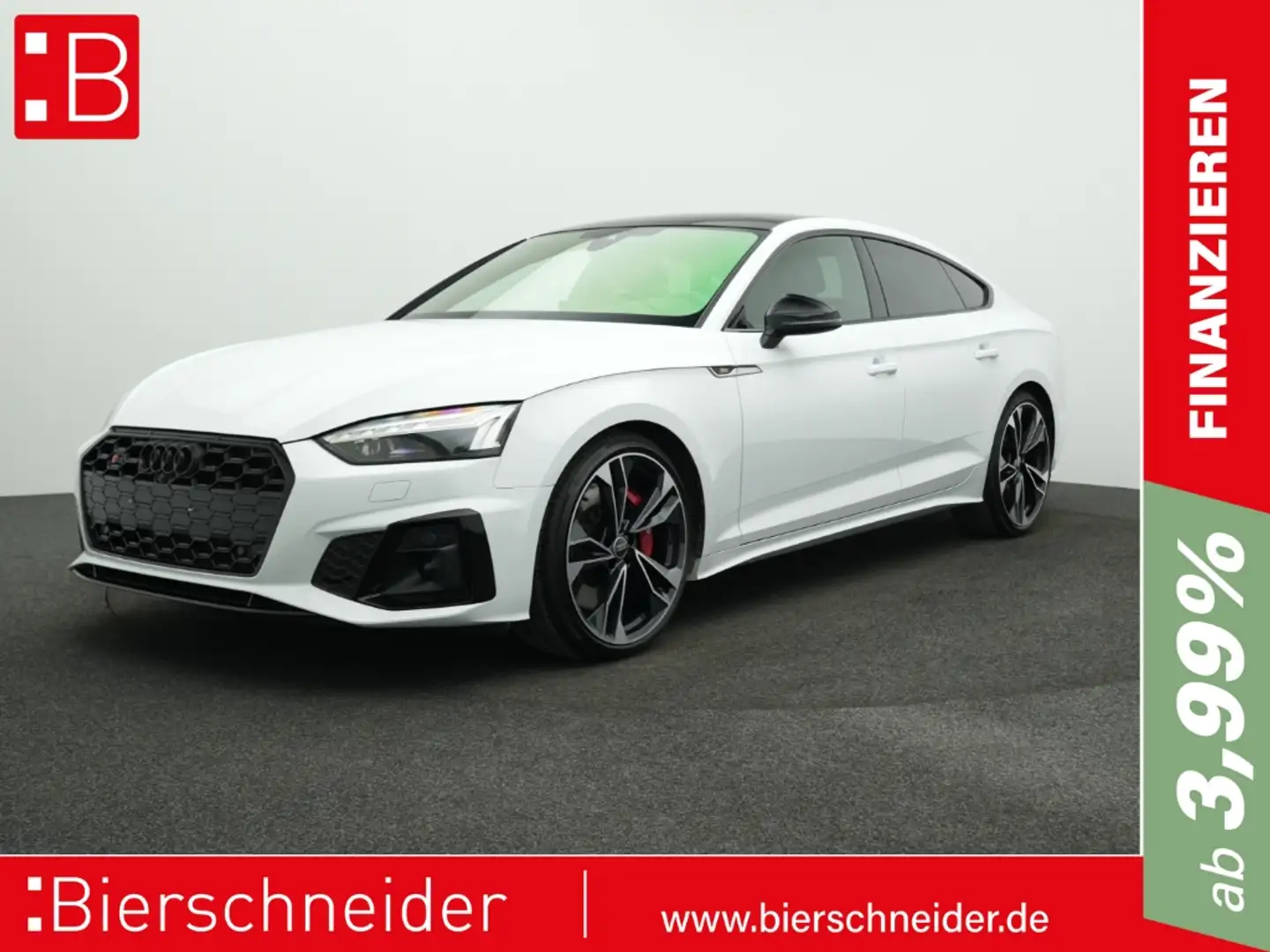 Audi S5 Sportback PANO MATRIX NAVI PDC SHZ Weiß - 1