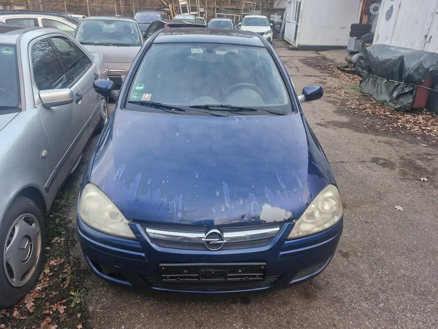 Opel Corsa 1.2 16V halb Automatik klimatronik Euro 4 Albastru - 1