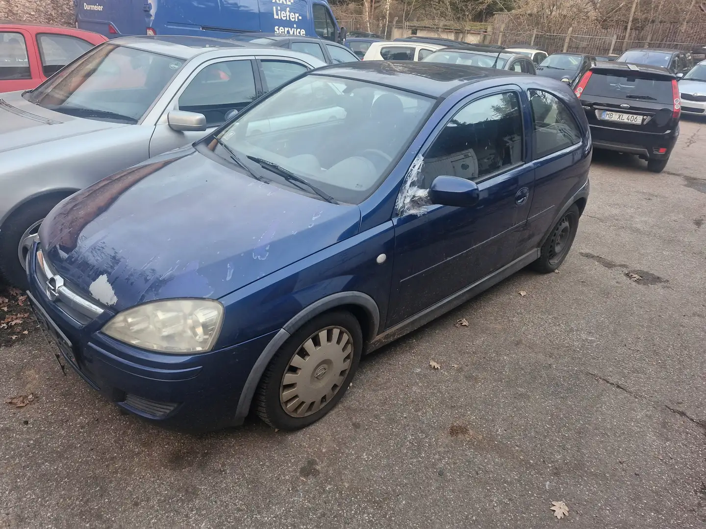 Opel Corsa 1.2 16V halb Automatik klimatronik Euro 4 Albastru - 2
