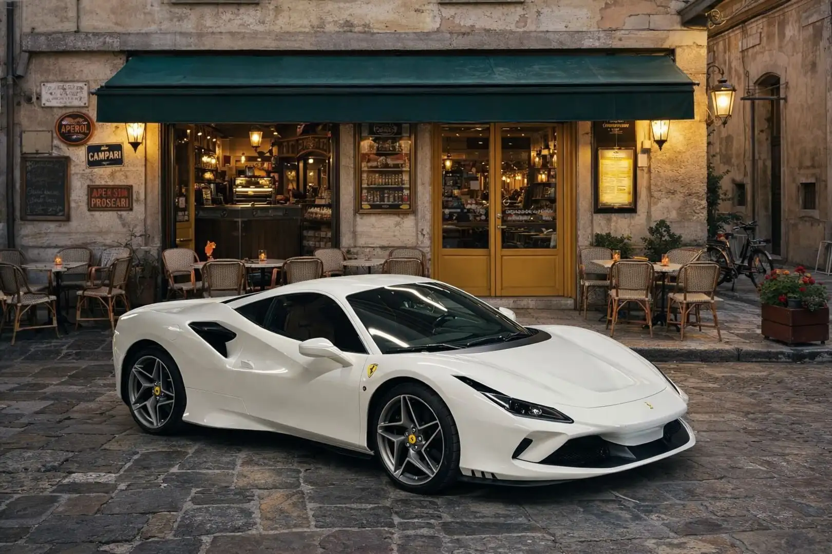 Ferrari F8 Tributo 1.HAND*LIFT*RACINGSITZE L*LED*24M-GAR Weiß - 1