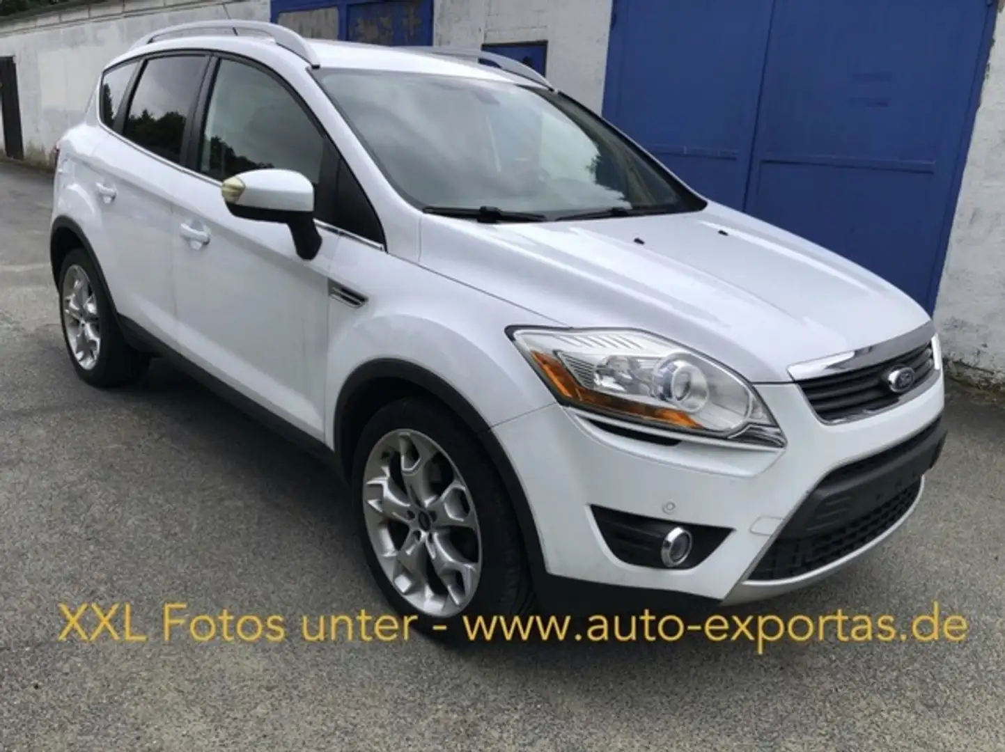 Ford Kuga 2.0 TDCi 4x4 Autom. Klimatronic,Leder,Alu, Weiß - 1