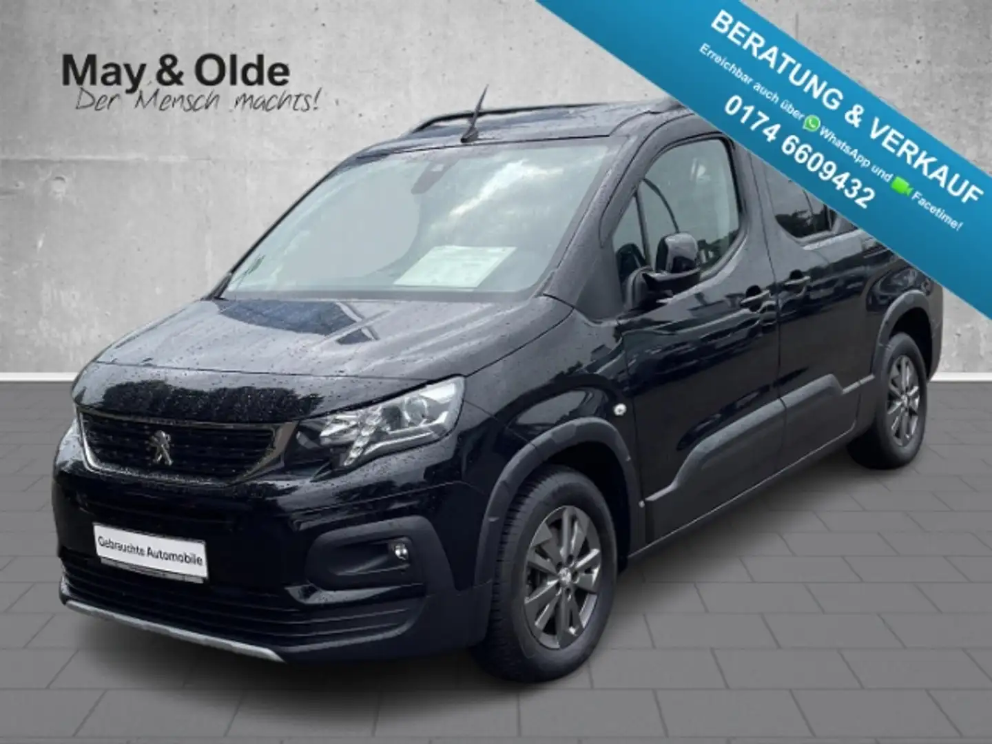 Peugeot Rifter 1.2 PureTech 130 Aut. Allure Pack L2 S&S Black - 1