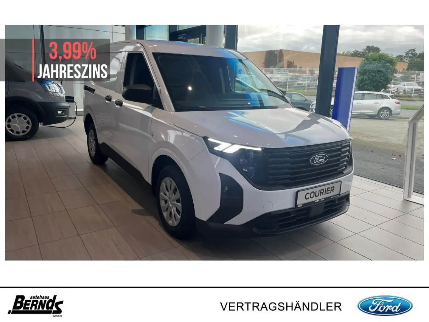 Ford Transit Courier 1,0 l EcoBoost Trend LED Laderaumschutz GJR Weiß - 1