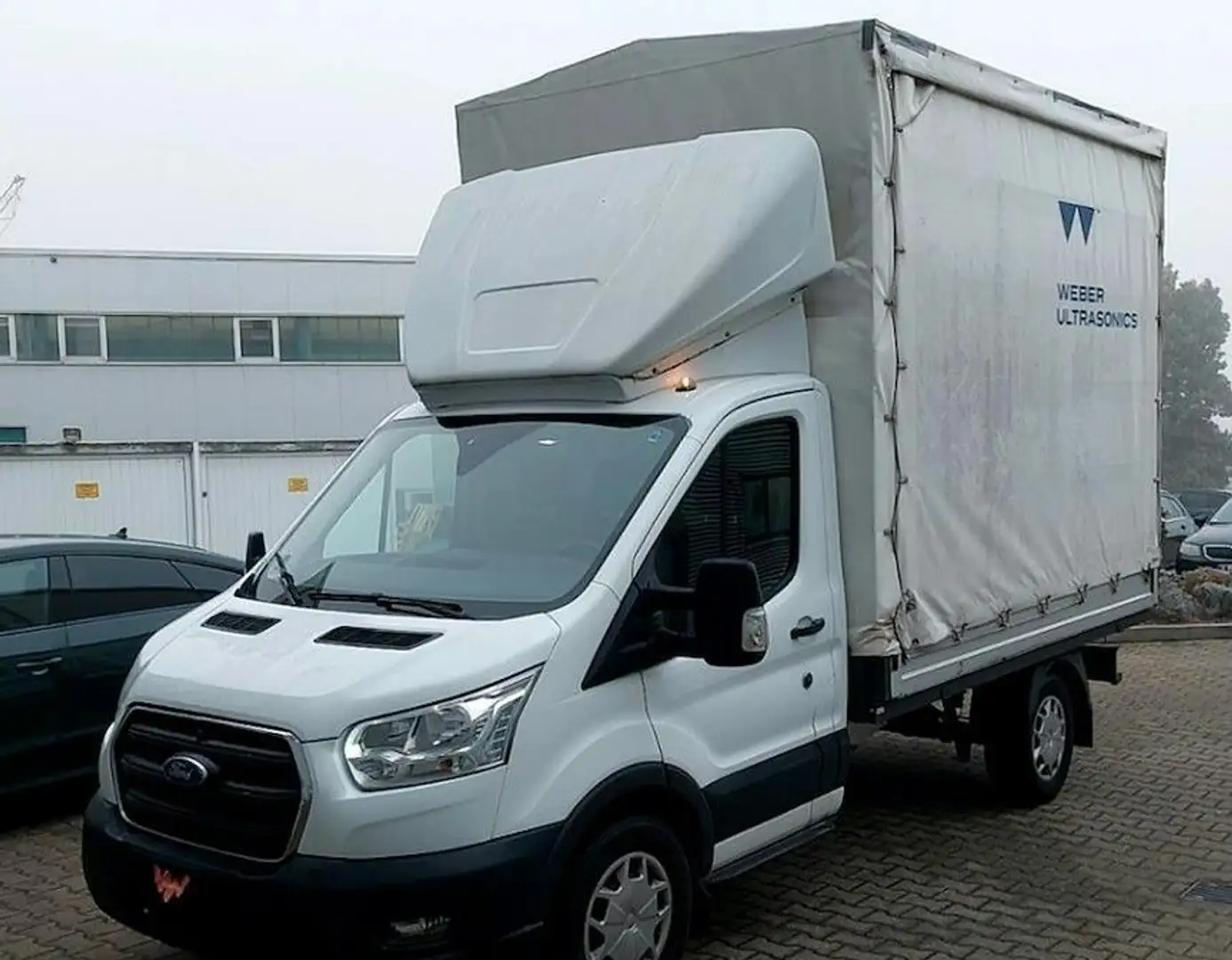 Ford Transit 350 L2 Pritsche SPRIEGEL PLANE*AHK*KLIMA Wit - 2