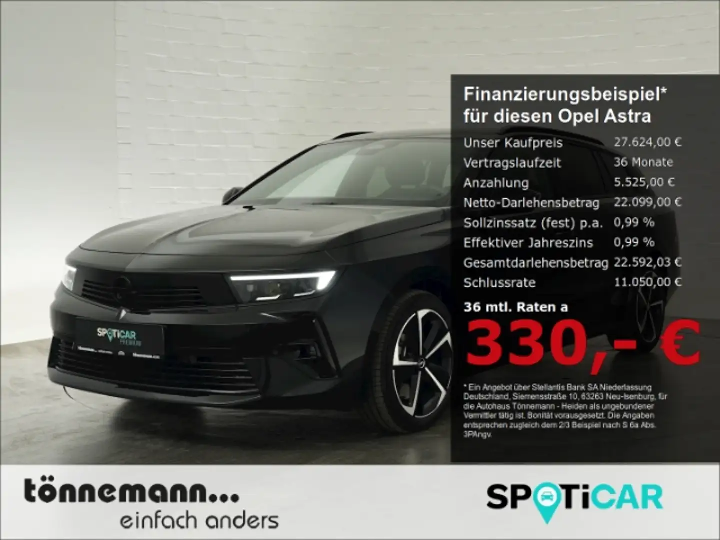 Opel Astra L ST GS PHEV AT+LED+NAVI+360 GRAD KAMERA+SITZ-/LEN Schwarz - 1