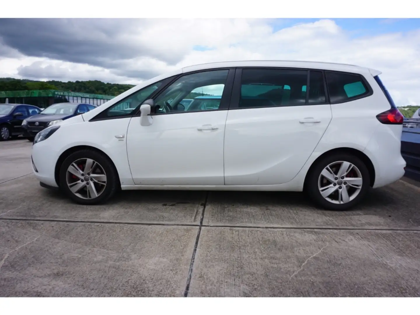 Opel Zafira Tourer 2.0 CDTI drive Aut. AFL+ AHK Navi Kamera EXPORT Blanc - 2