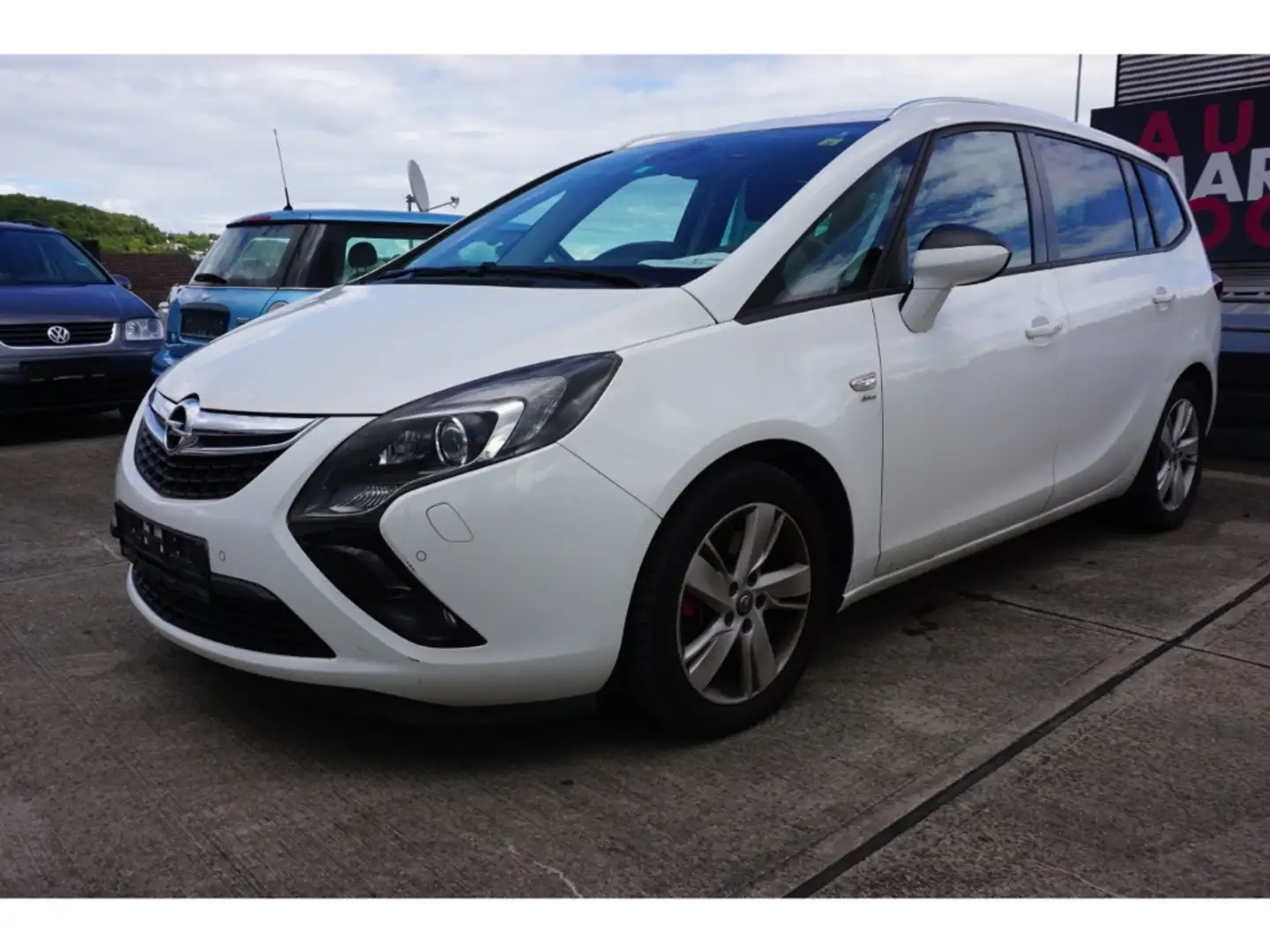 Opel Zafira Tourer 2.0 CDTI drive Aut. AFL+ AHK Navi Kamera EXPORT Blanc - 1