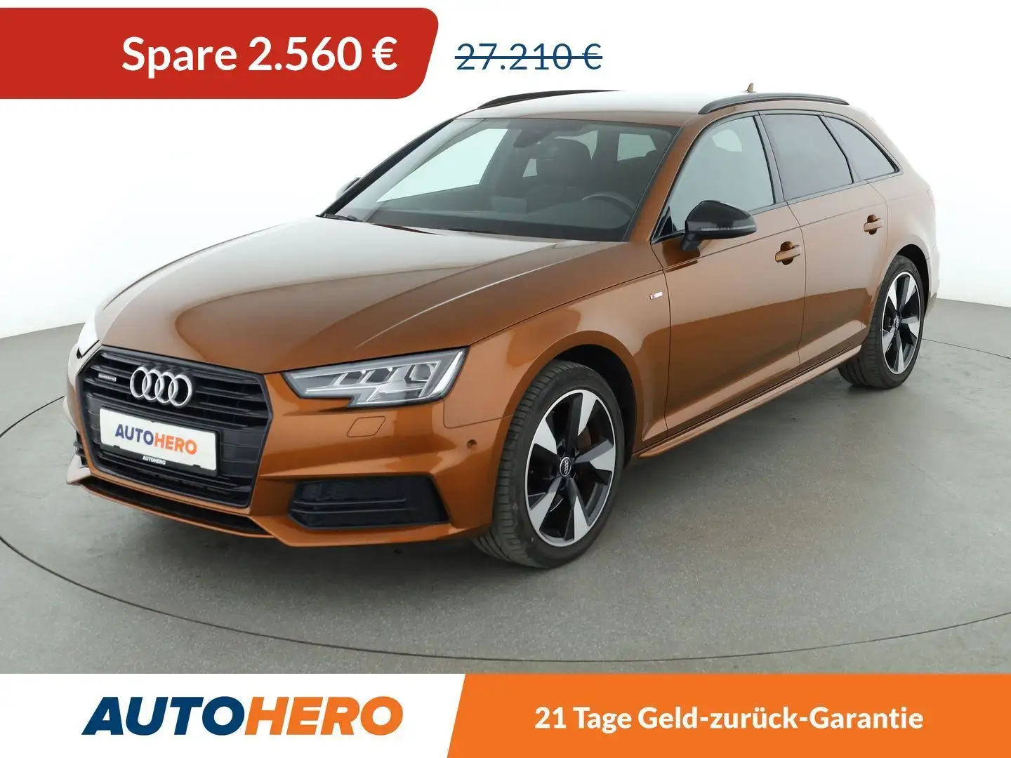 Audi A4 2.0 TFSI quattro Sport Aut.*NAVI*CAM*SHZ* Braun - 1