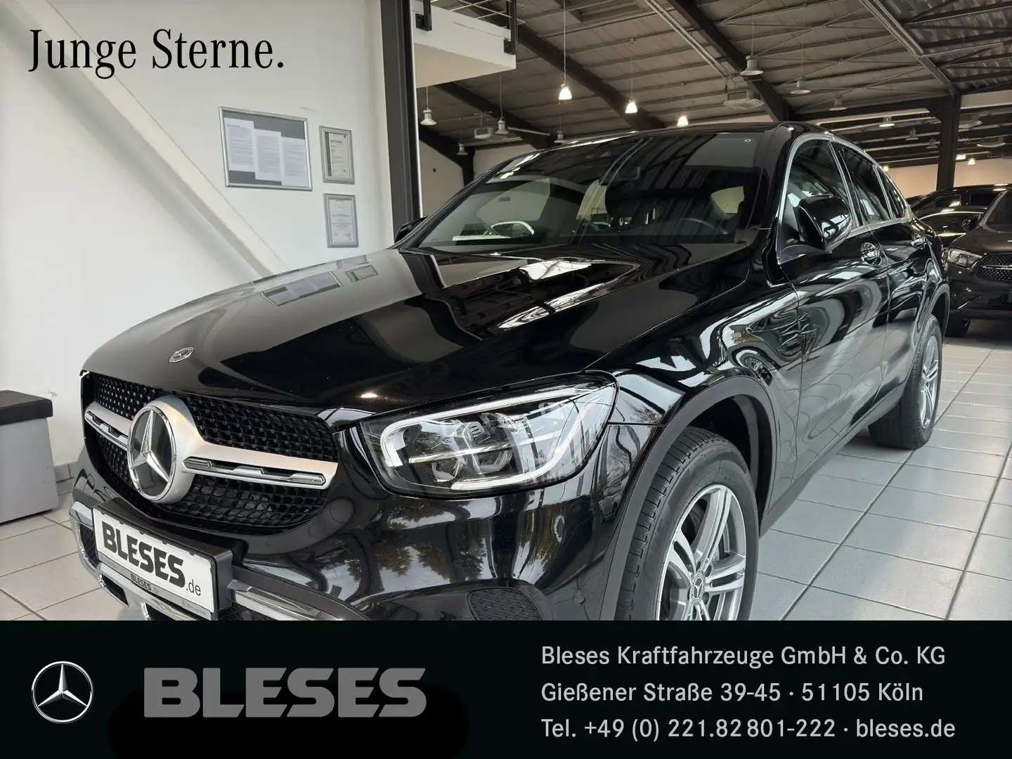 Mercedes-Benz GLC 300 GLC 300 de 4M Coupé MBUX+LED+Kamera+DAB+Spiegel-P Negro - 1