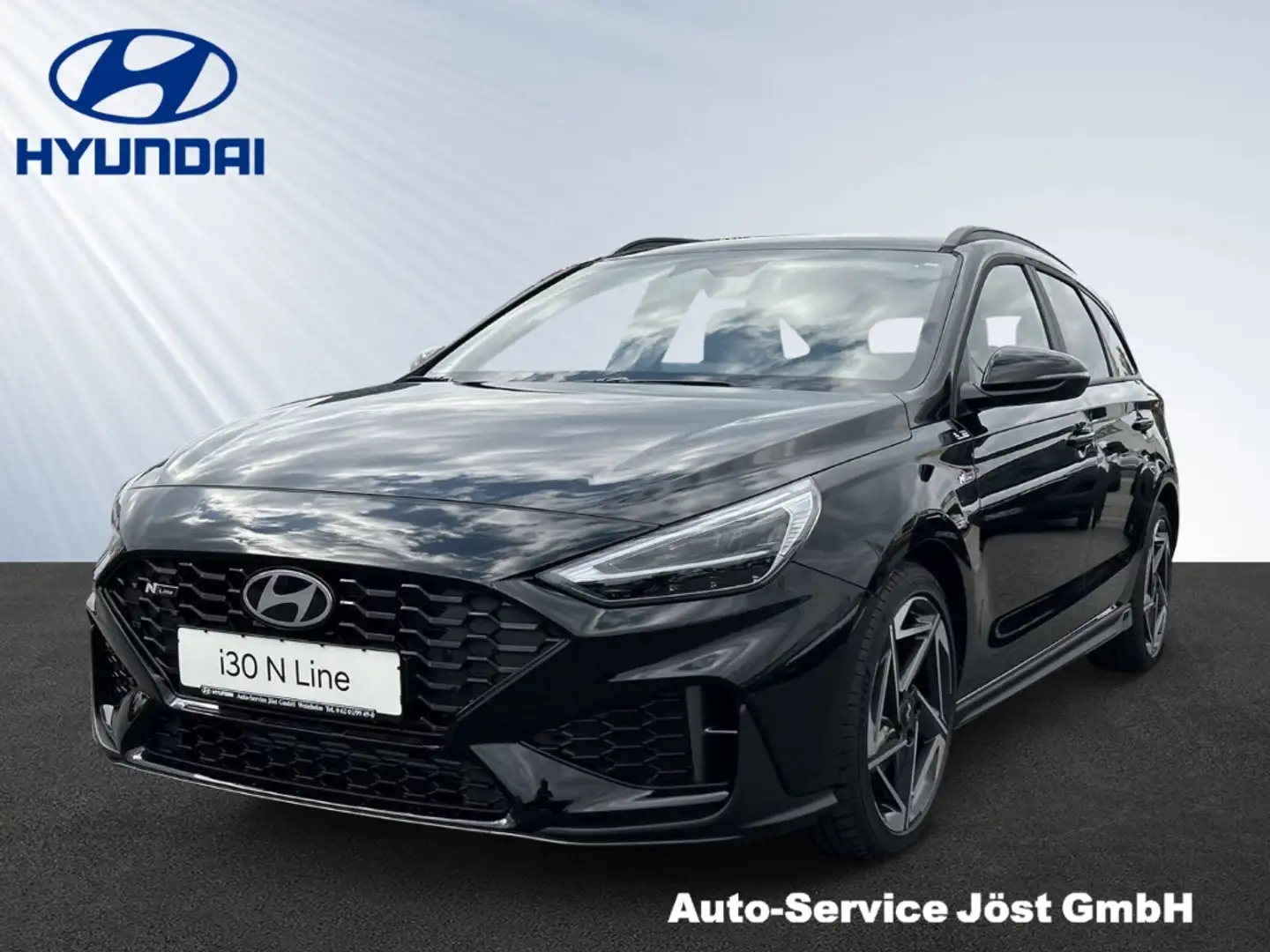 Hyundai i30 N Line 1.5 T-GDI 48V AKTION Zulass.bis 30.6.25 Noir - 1