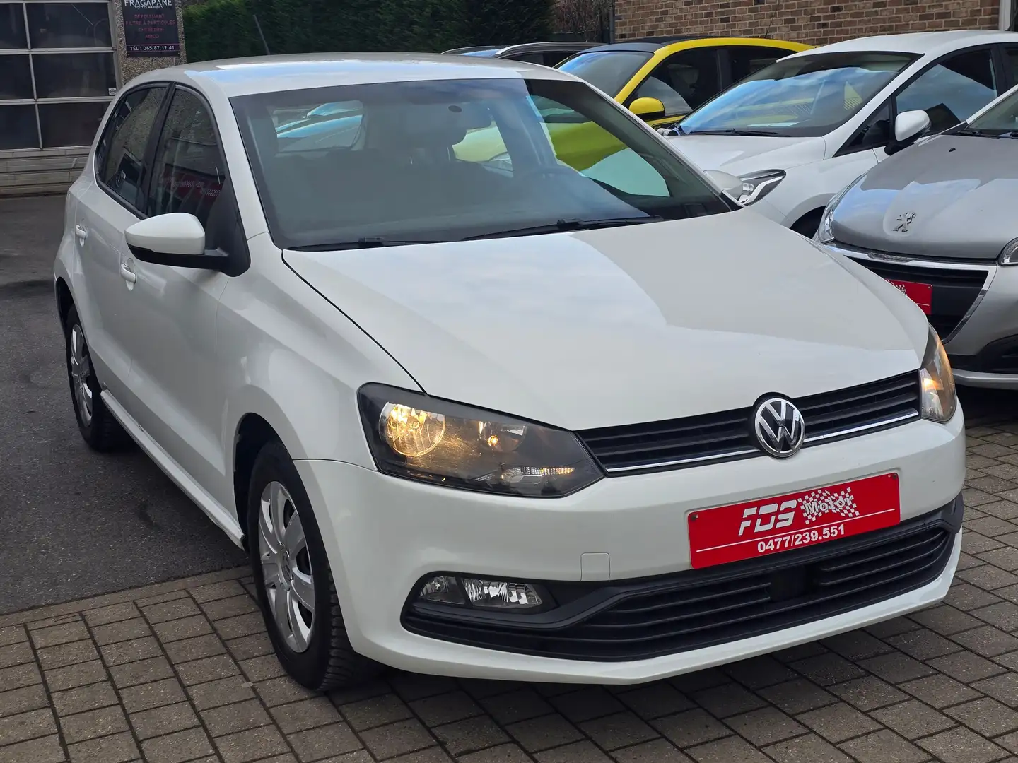 Volkswagen Polo Polo 1.4 CR TDi Comfortline BMT Blanc - 1