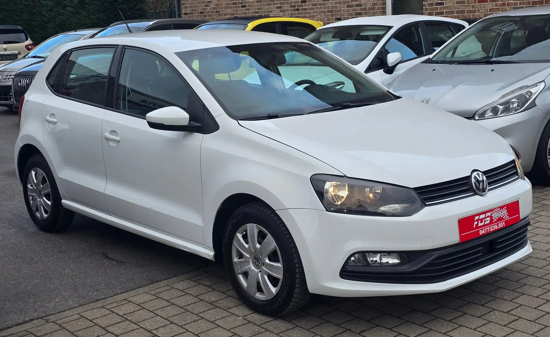 Volkswagen Polo Polo 1.4 CR TDi Comfortline BMT Blanc - 2