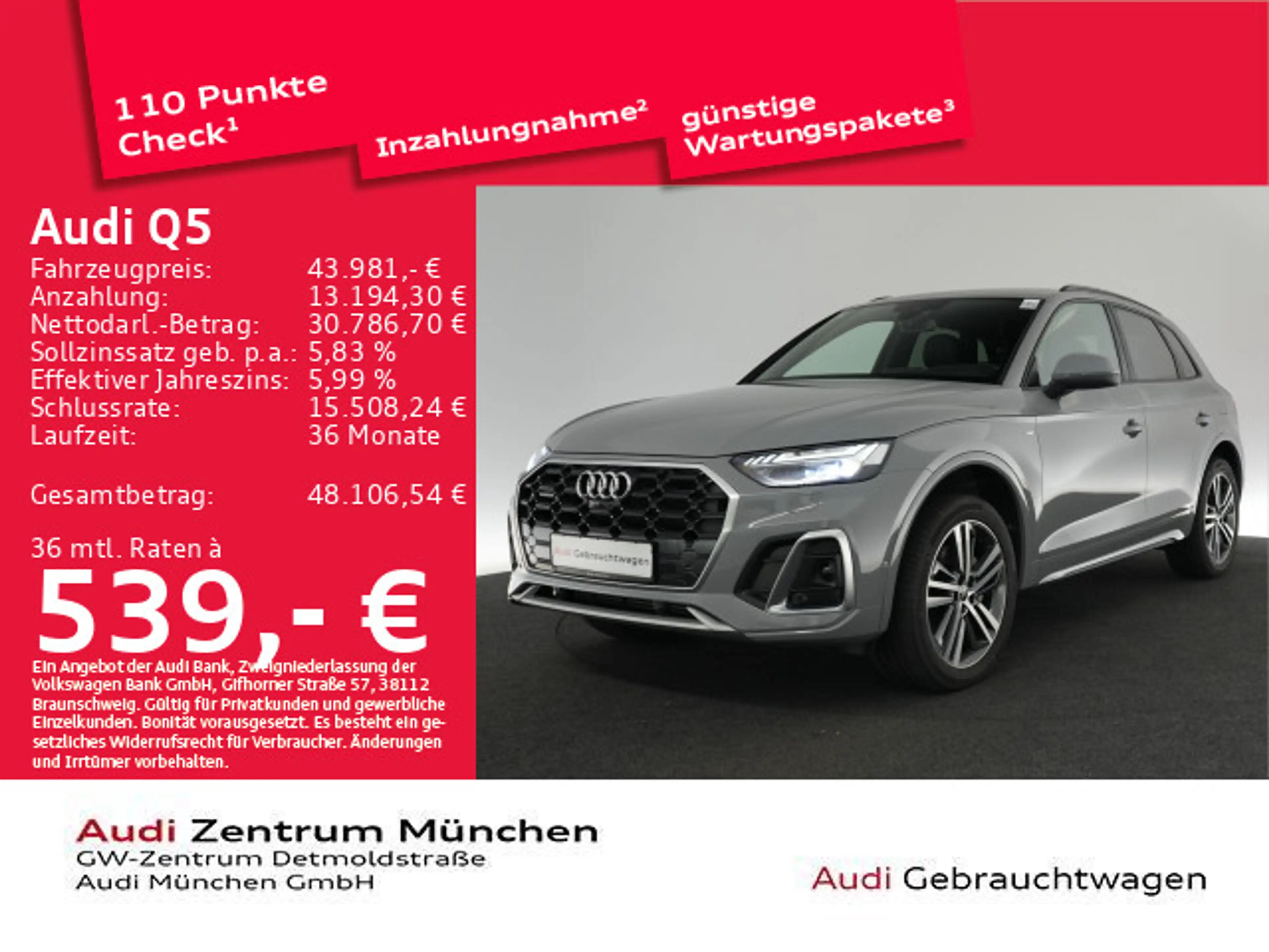 Audi Q5 55 TFSI e qu. S tronic 2x S line Matrix/OLED/
