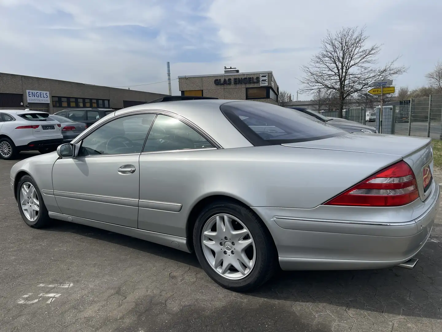 Mercedes-Benz CL 500 V8 Leder Xenon S-Dach Navi Silber Top Gepflegt Gri - 2