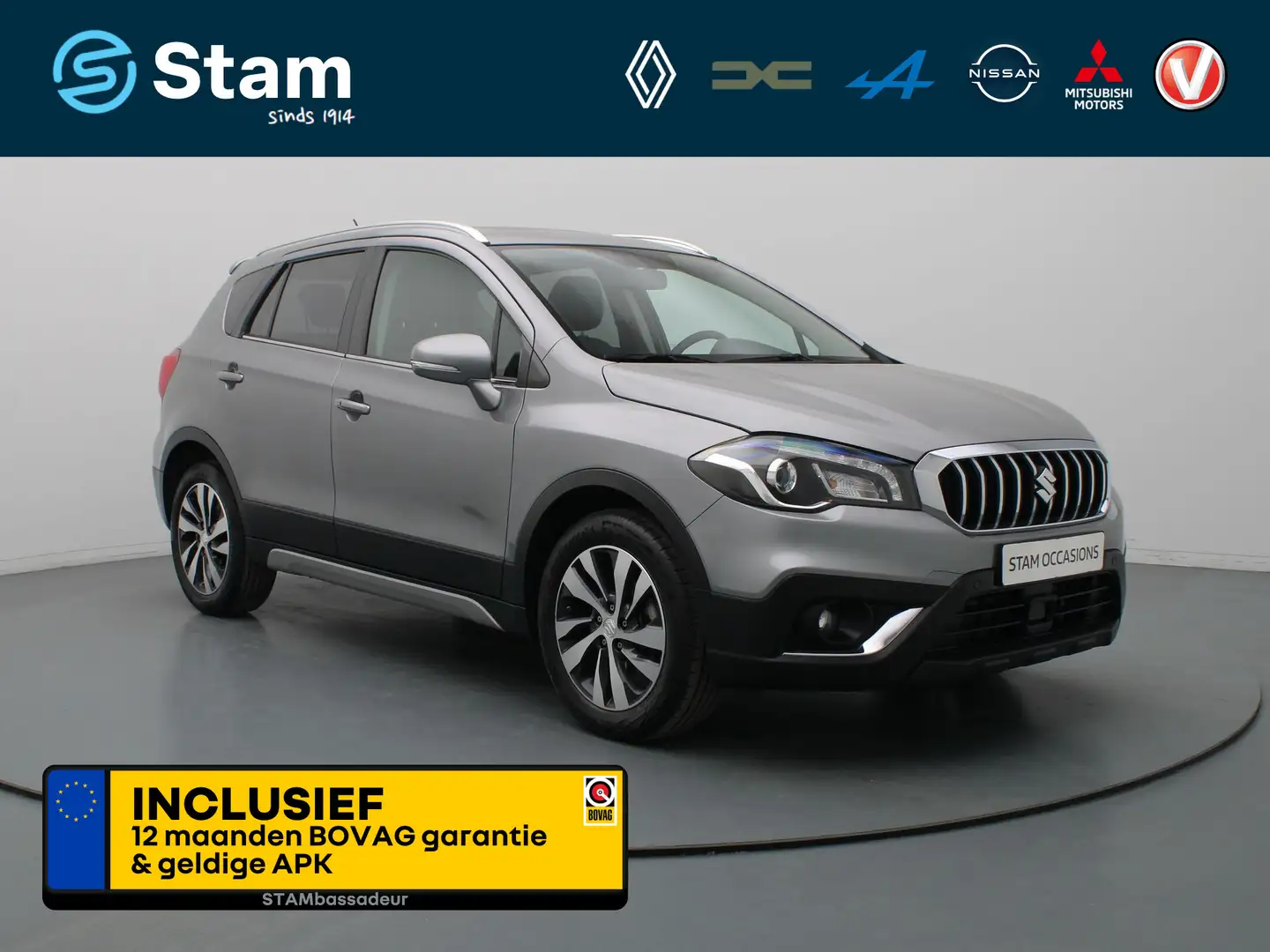 Suzuki S-Cross 1.4 Boosterjet Stijl Camera | Adapt. Cruise | Navi Grijs - 1