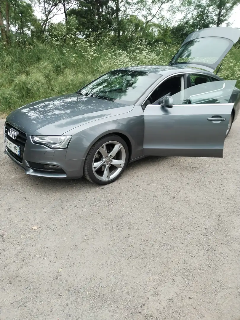 Audi A5 A5 Sportback V6 3.0 TDI 204 Ambition Luxe Multitronic A Gris - 2