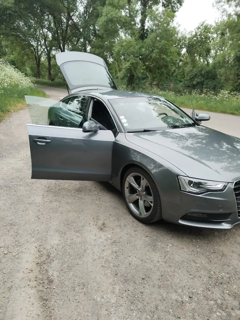Audi A5 A5 Sportback V6 3.0 TDI 204 Ambition Luxe Multitronic A Gris - 1