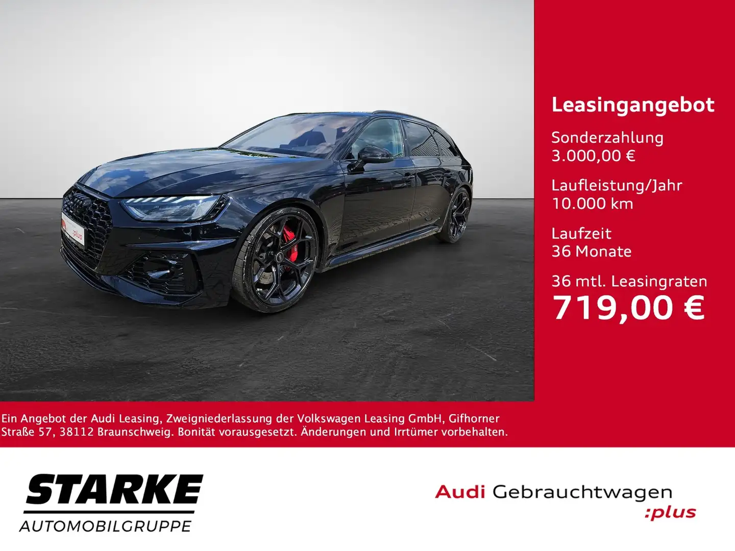 Audi RS4 RS 4 Avant TFSI tiptronic quattro NaviPlus Matr... Negro - 1